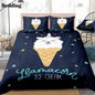 Cartoon Alpaca Ice-Cream Bedding Set