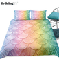Colorful Mermaid Scale Bedding Set