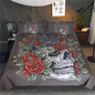 Roses Skull Bedding Set