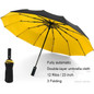 Full Automatic Oversize Reinforced Umbrella Three Folding Male Female Parasol Umbrella Rain Women Windproof Business Umbrella