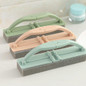 Folding Brush with Handle Household Strong Decontamination Tile Glass Cleaning Brush Sponge
