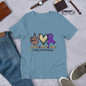Peace, Love, Cure-Lupus Awareness Short-Sleeve Unisex T-Shirt