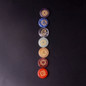 Seven Chakra Reiki Healing Stone