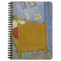 The Bedroom by van Gogh - Spiralbound Notebook