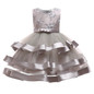 Elegant Flower Girls Princess Tutu Dress For Birthday Wedding Performance Party