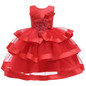 Elegant Flower Girls Princess Tutu Dress For Birthday Wedding Performance Party