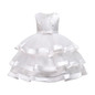 Elegant Flower Girls Princess Tutu Dress For Birthday Wedding Performance Party