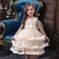 Elegant Flower Girls Princess Tutu Dress For Birthday Wedding Performance Party