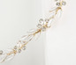 European Leaves Bridal Hairband  Crystal Tiara Hair Jewelry