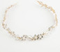 European Leaves Bridal Hairband  Crystal Tiara Hair Jewelry