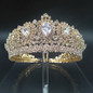 Zirconia Crystal Wedding or Pageant Crown Diadem Tiara