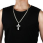 Stainless Steel Cross Pendant Necklace