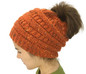 Soft Knit Ponytail Beanie