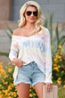 Pastel Sky Tie Dye Top - Multi