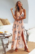 Women Floral Long Maxi Dress