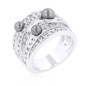 Gray Pearl Cocktail Ring