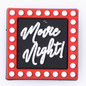 Premium Movie Night Sign Croc Charm