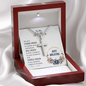 MOTHER'S DAY CROSS NECKLACE WITH MESSAGE CARD
