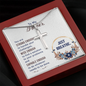 MOTHER'S DAY CROSS NECKLACE WITH MESSAGE CARD