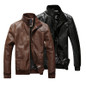 Men's Leather Jacket Biker Jackets Motorcycle