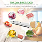 Electric Vacuum Sealer Packaging Machine For Home Kitchen Including 10pcs Food Saver Bags Vacuum Food Sealing 110V/220V