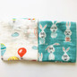 Air Balloon With Little Rabbit Muslin Blanket Swaddle Set