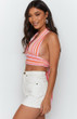 V Neck Bandage Crop Top