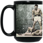 G.O.A.T Ali 15 oz. Black Mug