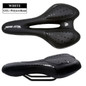 Bike Saddle Silicone Cushion PU Leather Surface Silica Filled Gel Comfortable Cycling Seat Shockproof