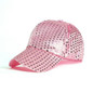 Caps & Hats - Plain Curved Visor Fashion Sequined Baseball Cap