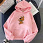 oversized Cute Dog Print Sweatshirt Kawaii Hoodies for Women top clothes Hoody Female Itself  Winter Women's Hoodies Full Sleeve