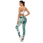 Sexy Women Legging leaf Printing Fitness leggins Fashion Slim legins High Waist Leggings Woman Pants