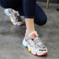 Women Rainbow Chunky Sneakers
