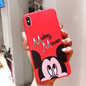 Cute Cartoon minnie Lanyard Couple phone Case