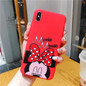 Cute Cartoon minnie Lanyard Couple phone Case