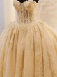 Onlybridals Vintage Embroidery Tulle Princess Ball Gown Wedding Dress Applique Lace Sweetheart Lace Up Court Train Bridal Gowns