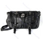 Punk Skull Rivet Shoulder Handbag - Leather Hobo Bag