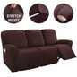 Lerinee Sofa Cover - 8Pcs/Set Recliner Sofa Covers Velvet Stretch Reclining Couch For  Living Room 3 Seats Sofa Home Decor Covers Fit Soft Washable