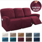 Lerinee Sofa Cover - 8Pcs/Set Recliner Sofa Covers Velvet Stretch Reclining Couch For  Living Room 3 Seats Sofa Home Decor Covers Fit Soft Washable