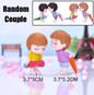BAIUFOR Lovers Couple Miniature Mini Doll DIY Terrarium Figurines Fairy Garden Decor Valentine's Day Gift Home Accessories