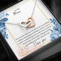 Mother's Day Gift [Best Gift 2021] Luxury Interlocking Hearts Necklace - Mom - Thank You For Everything