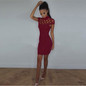 Women New Sexy Bandage Bodycon Sleeveless Evening Party Short Mini Dress