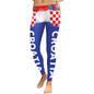Croatia Women Cheer Digital Print  Workout Fitness Legging Pants