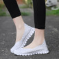 Women Shoes Summer Casual Flats Breathable Female Sneakers Woven Walking Shoes Slip On Ladies Loafers Handmade Shoes