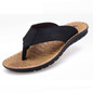 New Shoes Men Slippers Genuine Leather Beach Slippers Mens Flip Flop Sandals Summer Men Shoes Male Flip Flops A673