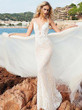 onlybridals Train Princess Wedding Dress Lace Appliques Tulle 2 in 1 Bride Gowns for Bride Wedding