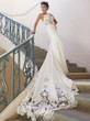 onlybridals Mermaid Wedding Dress Sleeves  Lace Sweetheart Neck Bridal Gown Backless Wedding Gowns