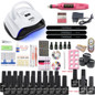 Nail Set Nail drill & Nail lamp Acrylic Kit