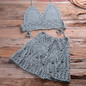 High Quality Two-piece Crochet Bikini Cover Up