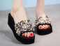 women slides with pearls Flip Flops Cute fashion style ladies slippers and sandals